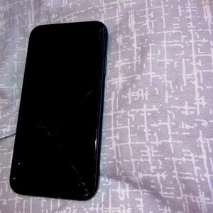 iphone 11 for sell minor cracks , still works fine and everything